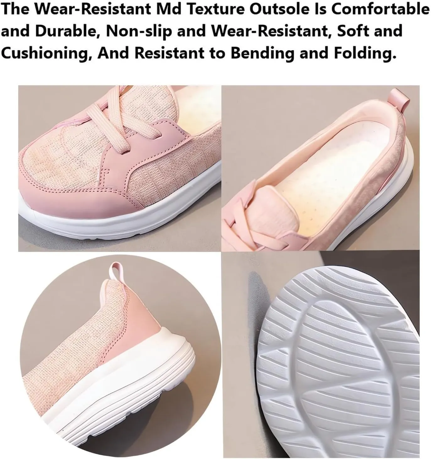 Orthopedic Non Slip Shoes for Women Shoes for Women Women's Slip on Breathable Walking Shoes Sneakers Boat Shoes