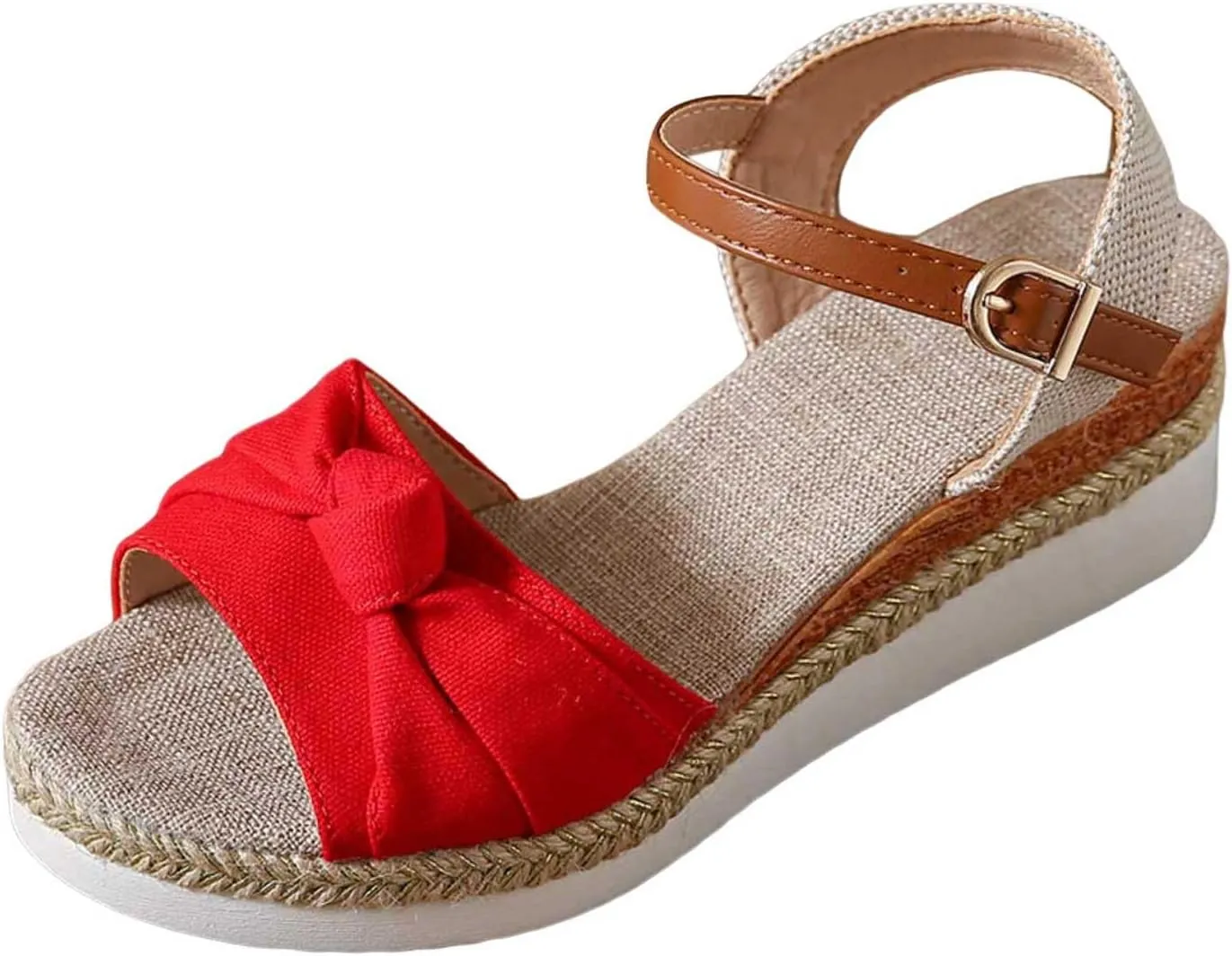 Orthopedic Wedge Sandals for Women 2024 Summer Dressy Open Toe Ankle Strap Platform Sandals Comfortable Wedges Sandals Shoes