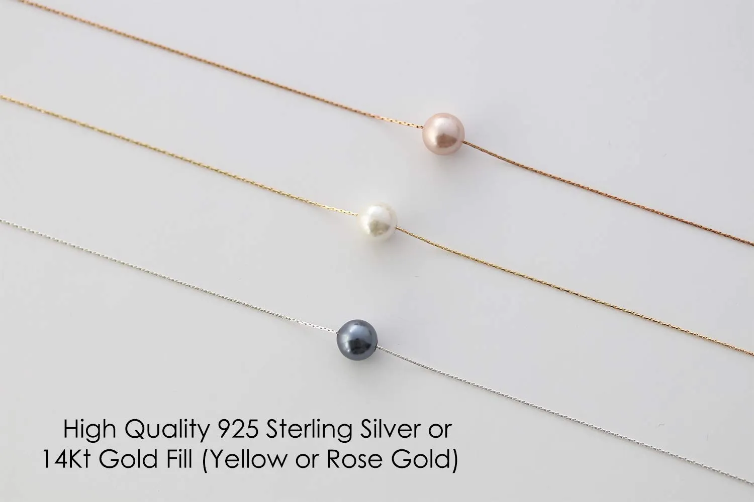Personalized New Doctor Graduation Gift for Women, Pearl Necklace with Meaningful Message, 14K Gold Filled or 925 Sterling Silver