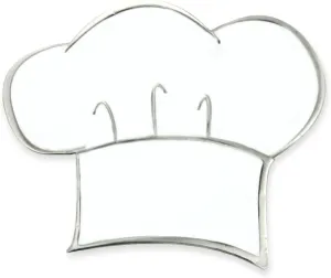 PinMart Chef's Baker's Hat Culinary Kitchen Enamel Lapel Pin