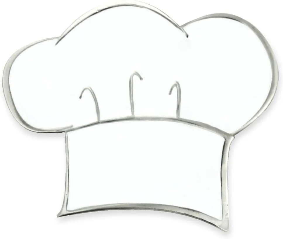 PinMart Chef's Baker's Hat Culinary Kitchen Enamel Lapel Pin