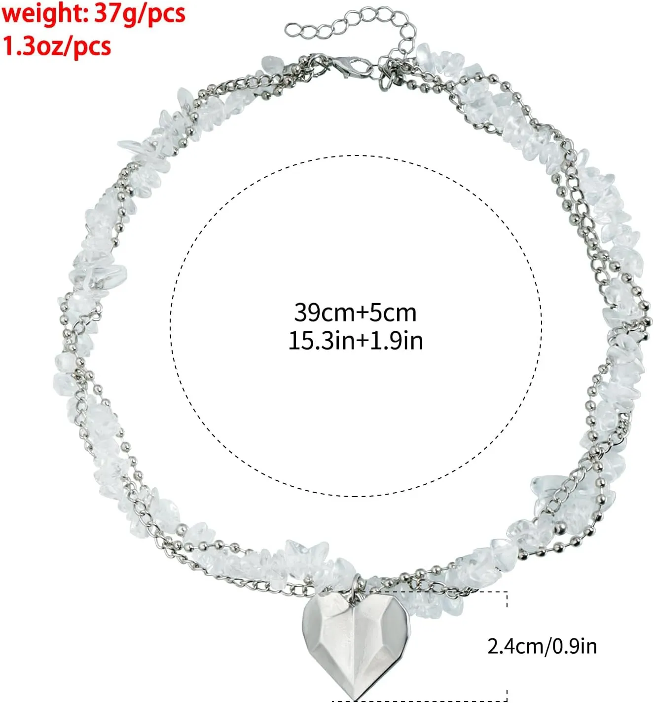 Punk Choker Necklace for Women Silver Star Chain Choker Heart Y2K Grunge Necklaces Goth Rivet Layered Choker Rhinestone Jewelry Gifts