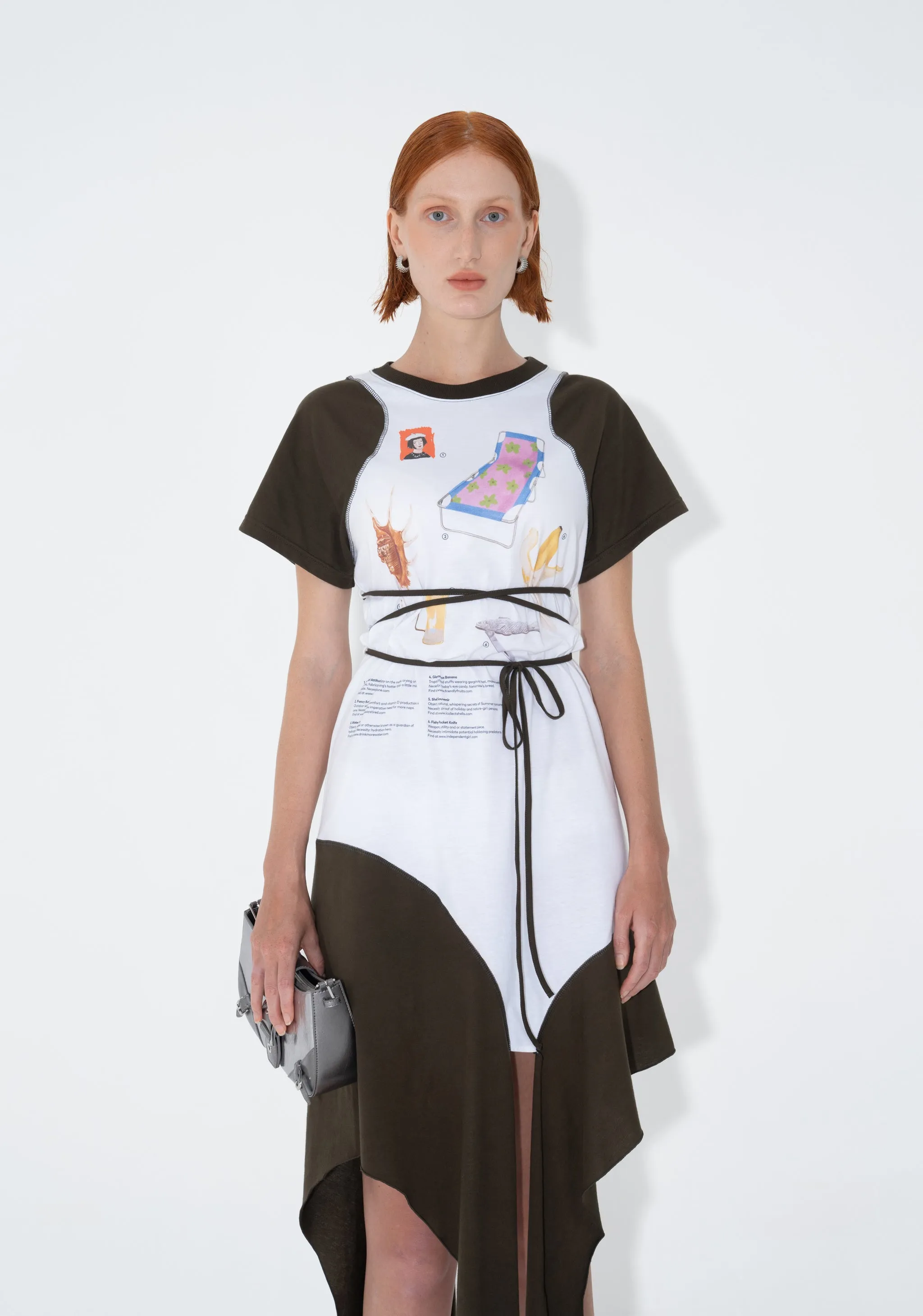 Raglan Tie Dress in Necessity