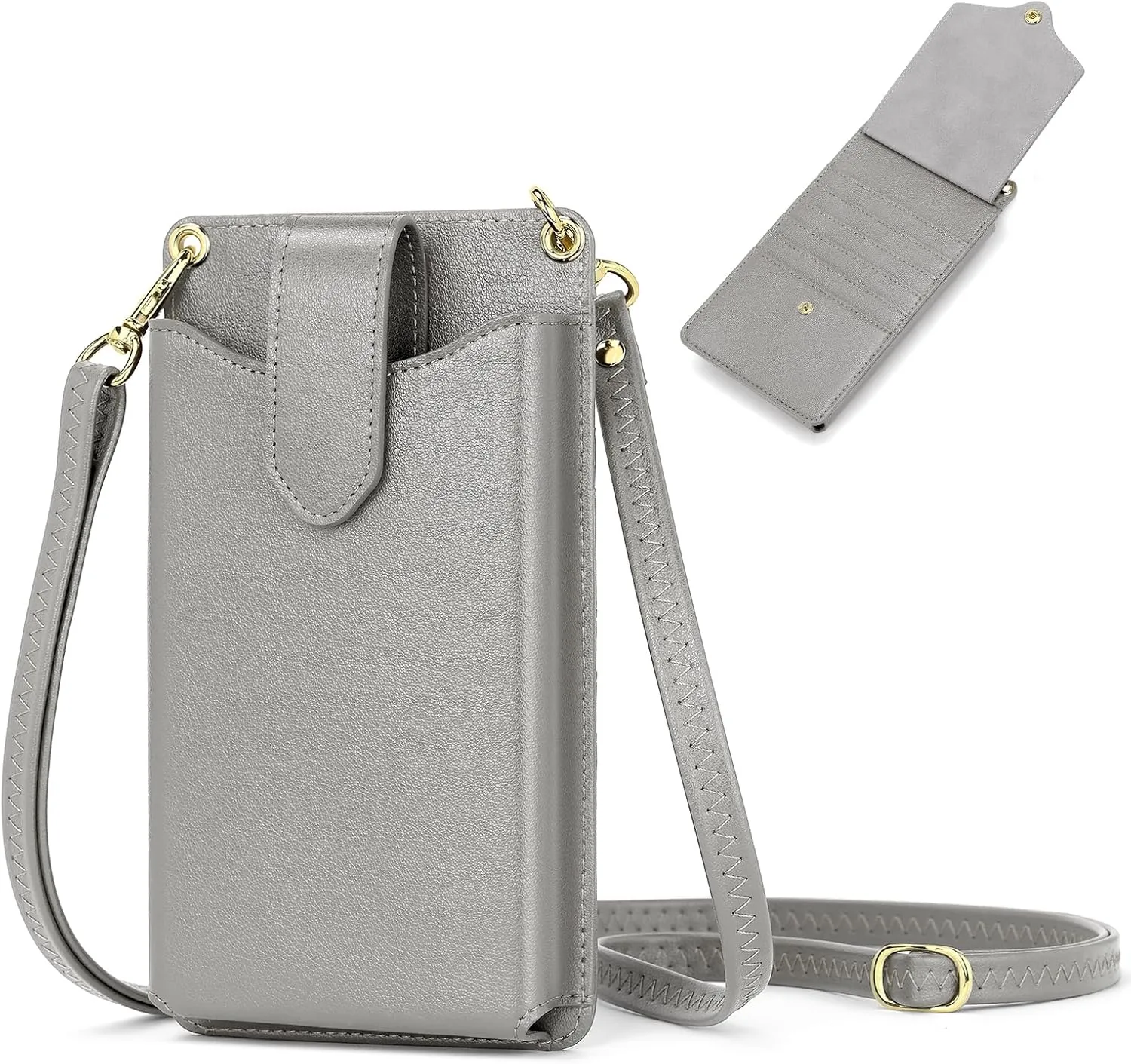 RONSIN Small Crossbody Phone Bag for Women Cell Phone Purse Wallet Mini Shoulder Bag with RFID Card Slots