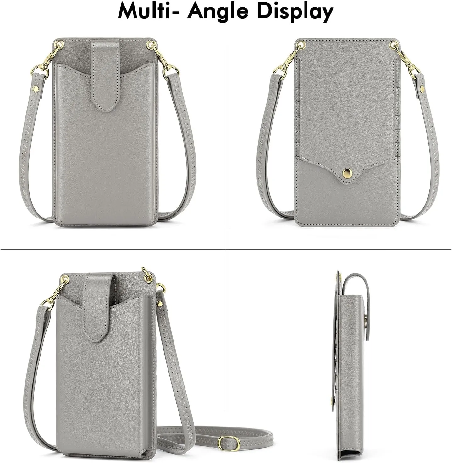 RONSIN Small Crossbody Phone Bag for Women Cell Phone Purse Wallet Mini Shoulder Bag with RFID Card Slots