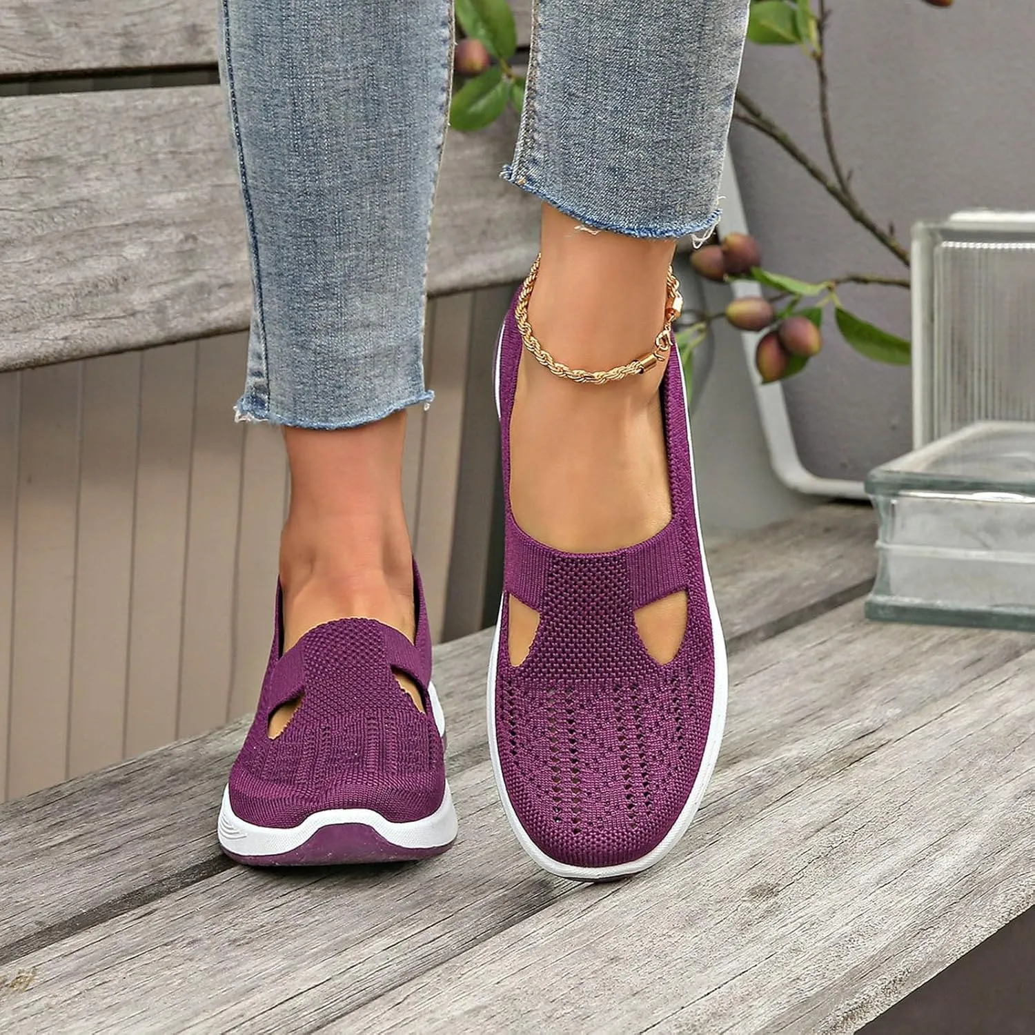 Sandals for Women Orthopedic Breathable Sandals Slip on Arch Support Sandal Memory Foam Sandal Walking Shoes