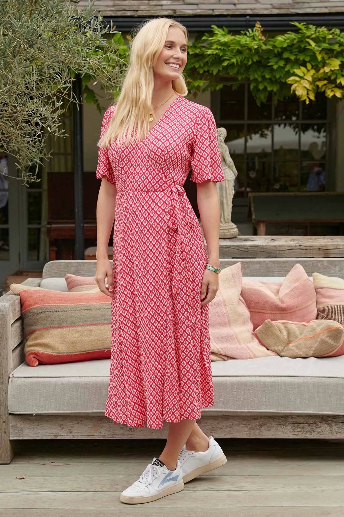 Shelley Wrap Dress | Cerise/Pink