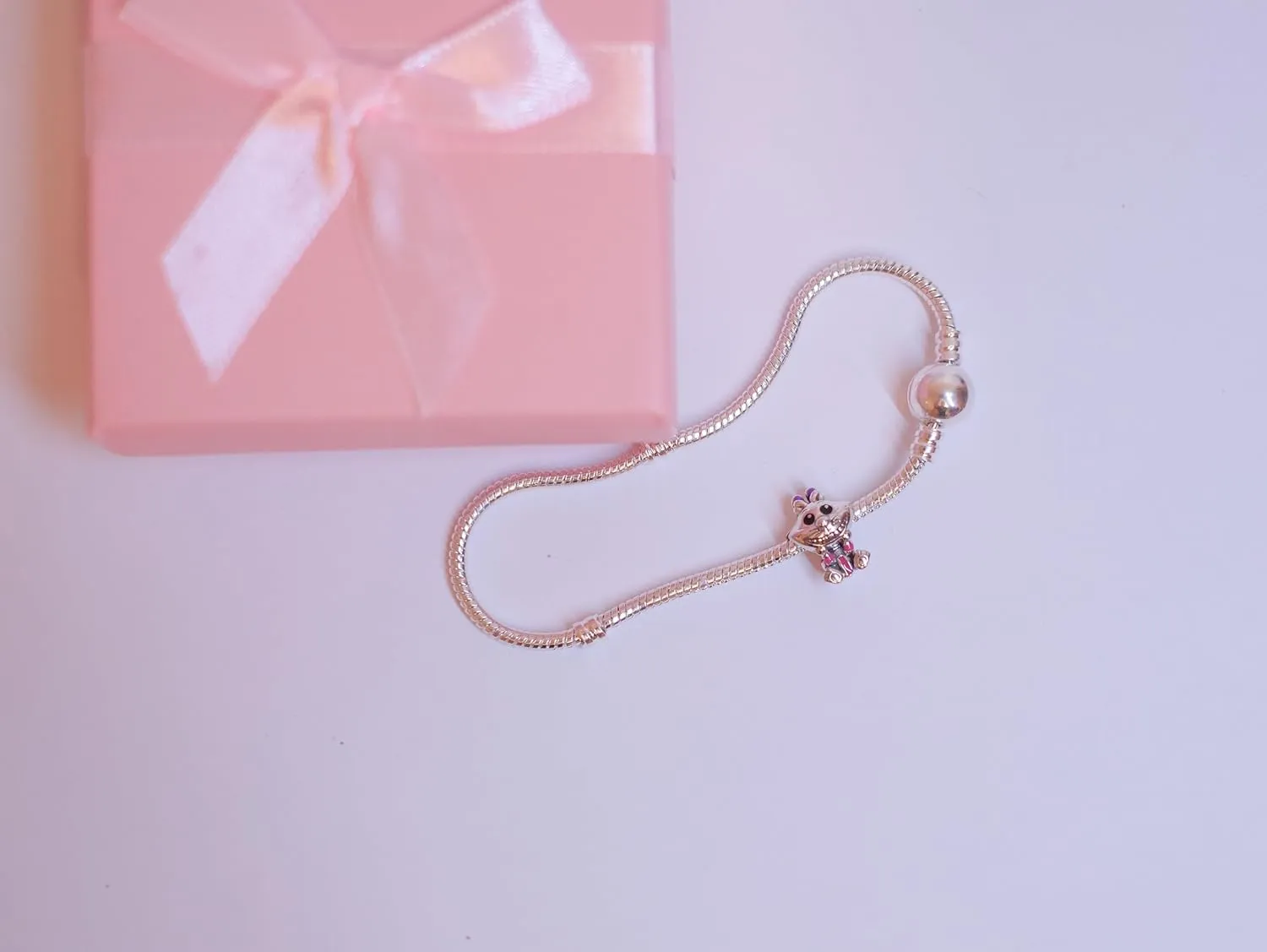 Silver Blossom Jewelry 925 Sterling Silver Disney Charms for Pandora Charm Bracelets Necklaces for Woman Pendant Bead,Jewelry Gifts for Women or girls