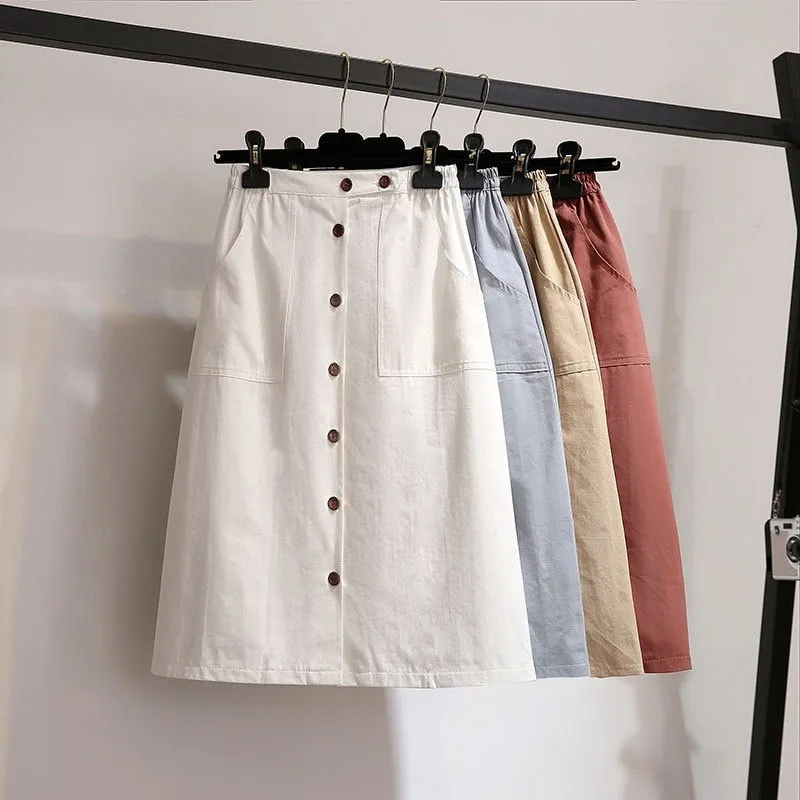 Skirt Casual High Waist