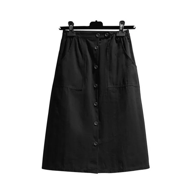 Skirt Casual High Waist