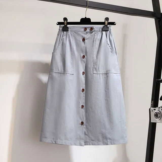 Skirt Casual High Waist