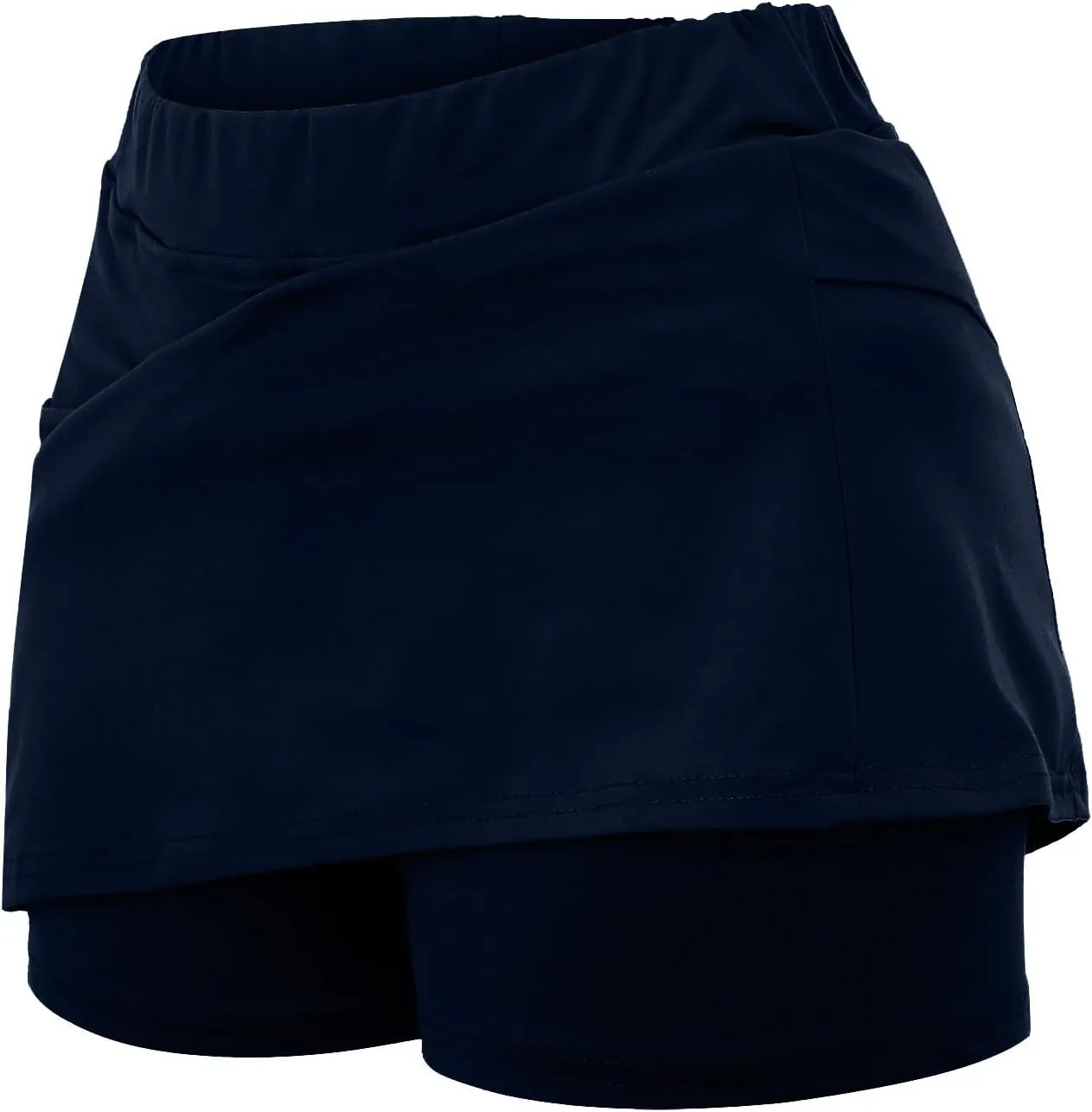 Skorts for Women 2025 Athletic Performance Tennis Golf Skirts Tummy Control Elastic High Waisted Yoga Running Shorts