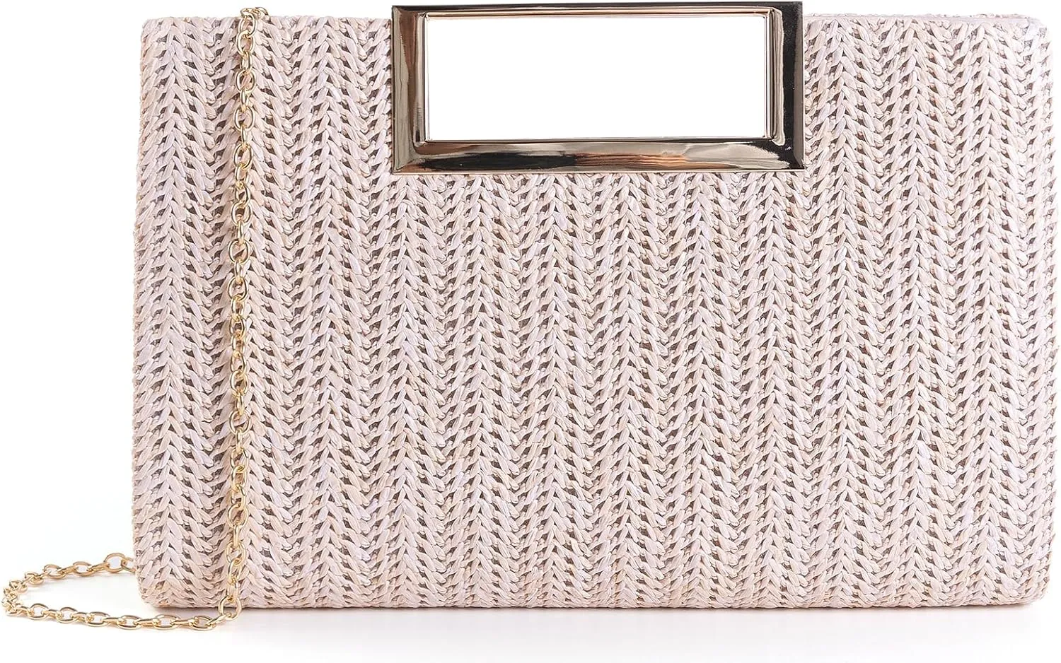 Straw Clutch Purse For Women Summer Rattan Purse Straw Crossbody Bags Raffia Handbags Top Handle Evening Purses Travel 2025