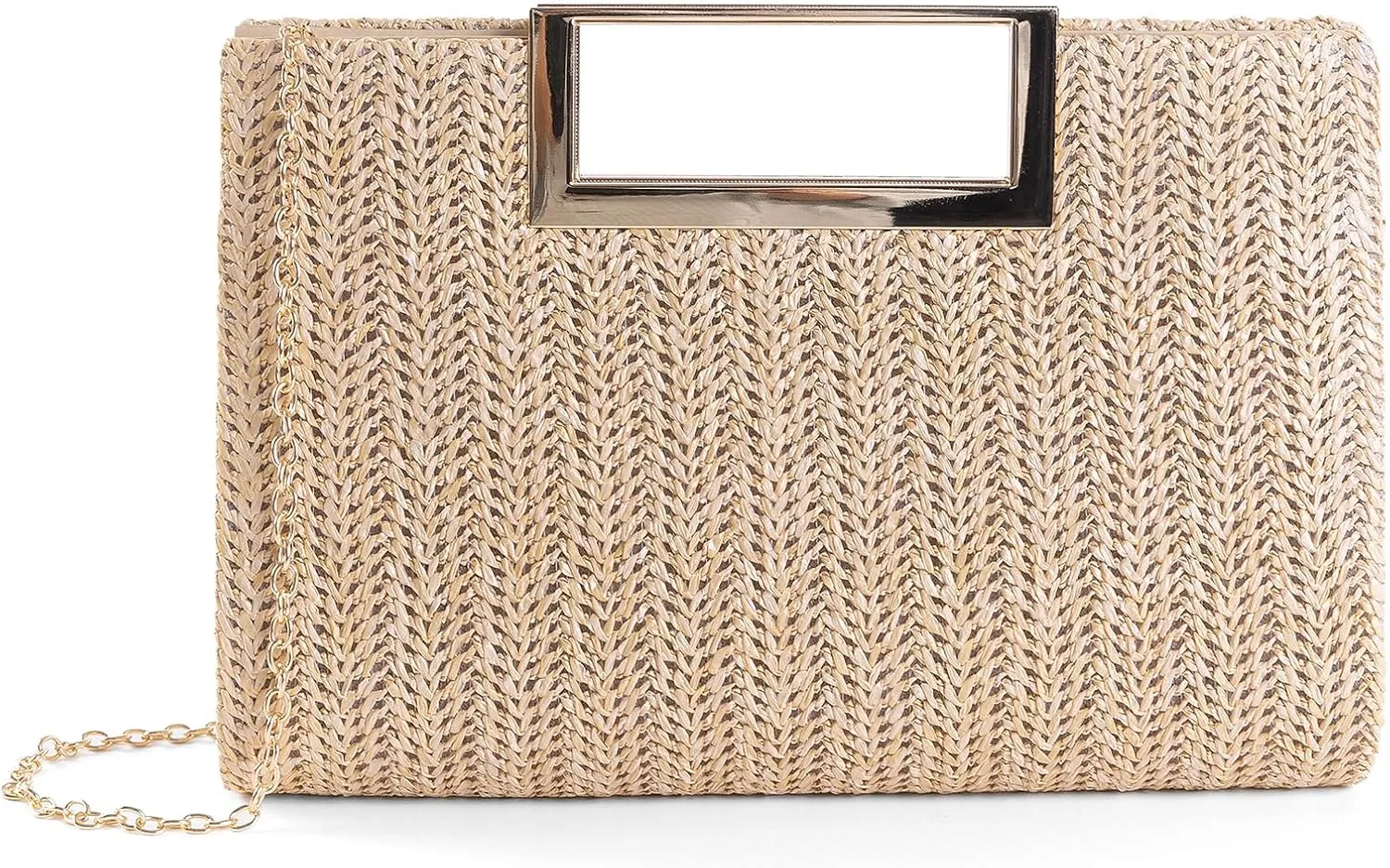 Straw Clutch Purse For Women Summer Rattan Purse Straw Crossbody Bags Raffia Handbags Top Handle Evening Purses Travel 2025