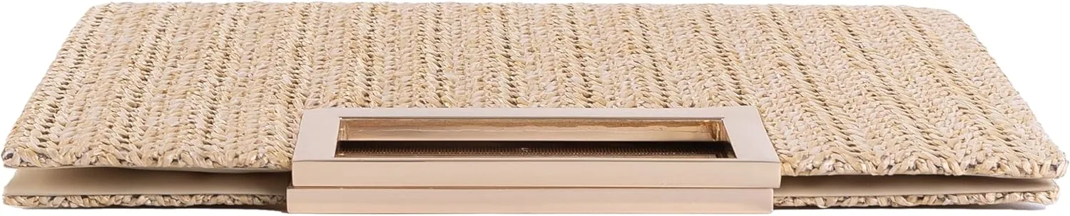 Straw Clutch Purse For Women Summer Rattan Purse Straw Crossbody Bags Raffia Handbags Top Handle Evening Purses Travel 2025