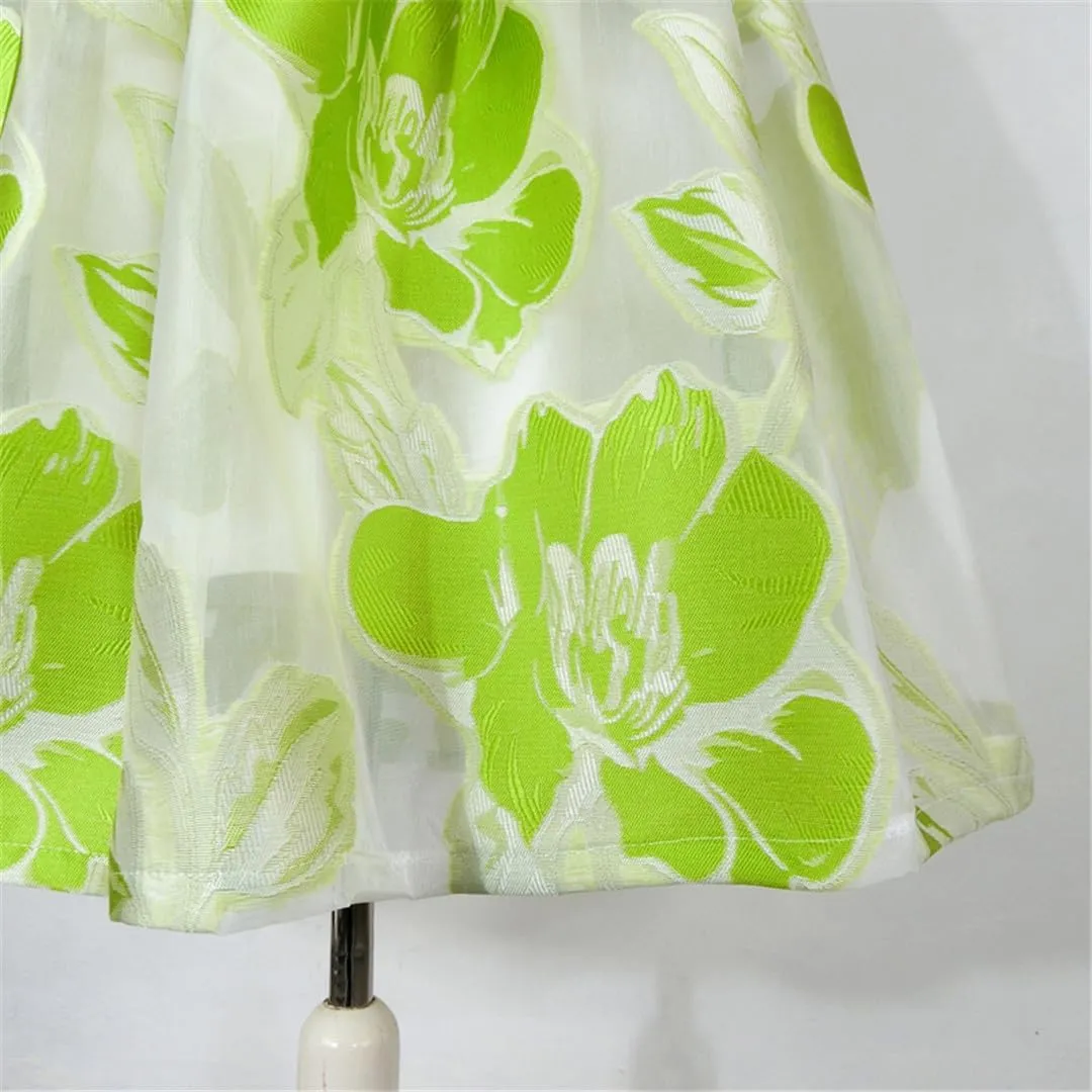 Summer Stylish Vintage Aesthetic Elegant High Waist Long Pleated Midi Skirt
