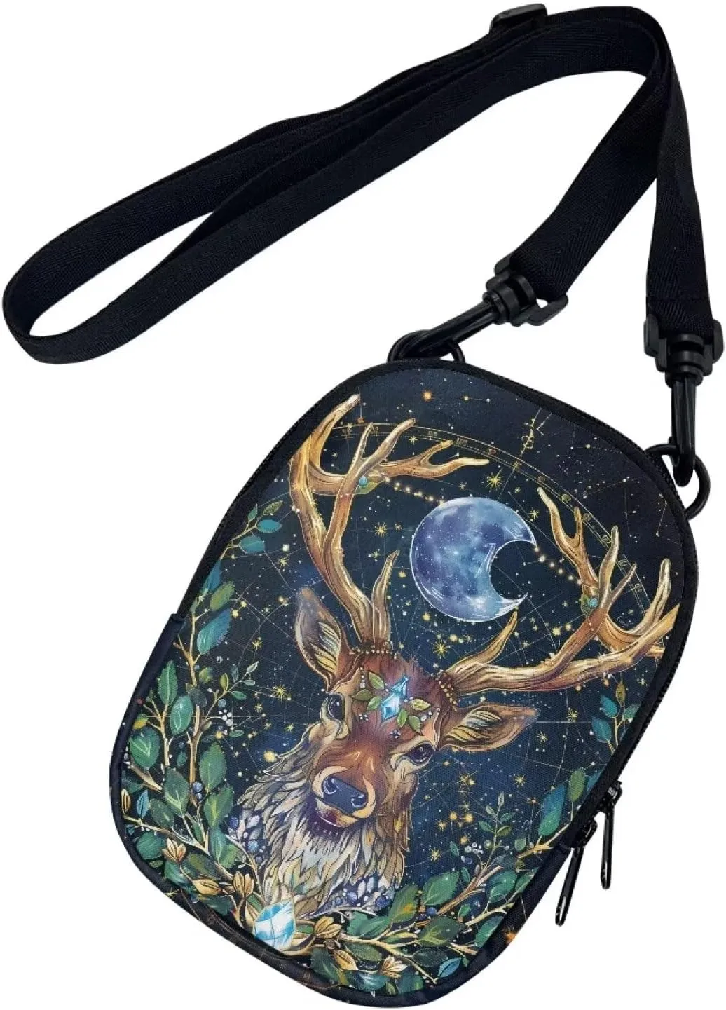 Suobstales Women Messenger Bag Mini Cross-Body Cell Phone Purse Shoulder Strap Wallet Pouch Bag Girls Crossbody Bag