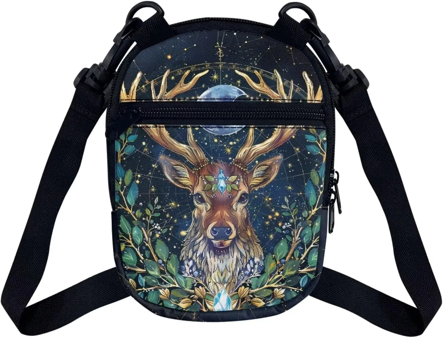 Suobstales Women Messenger Bag Mini Cross-Body Cell Phone Purse Shoulder Strap Wallet Pouch Bag Girls Crossbody Bag