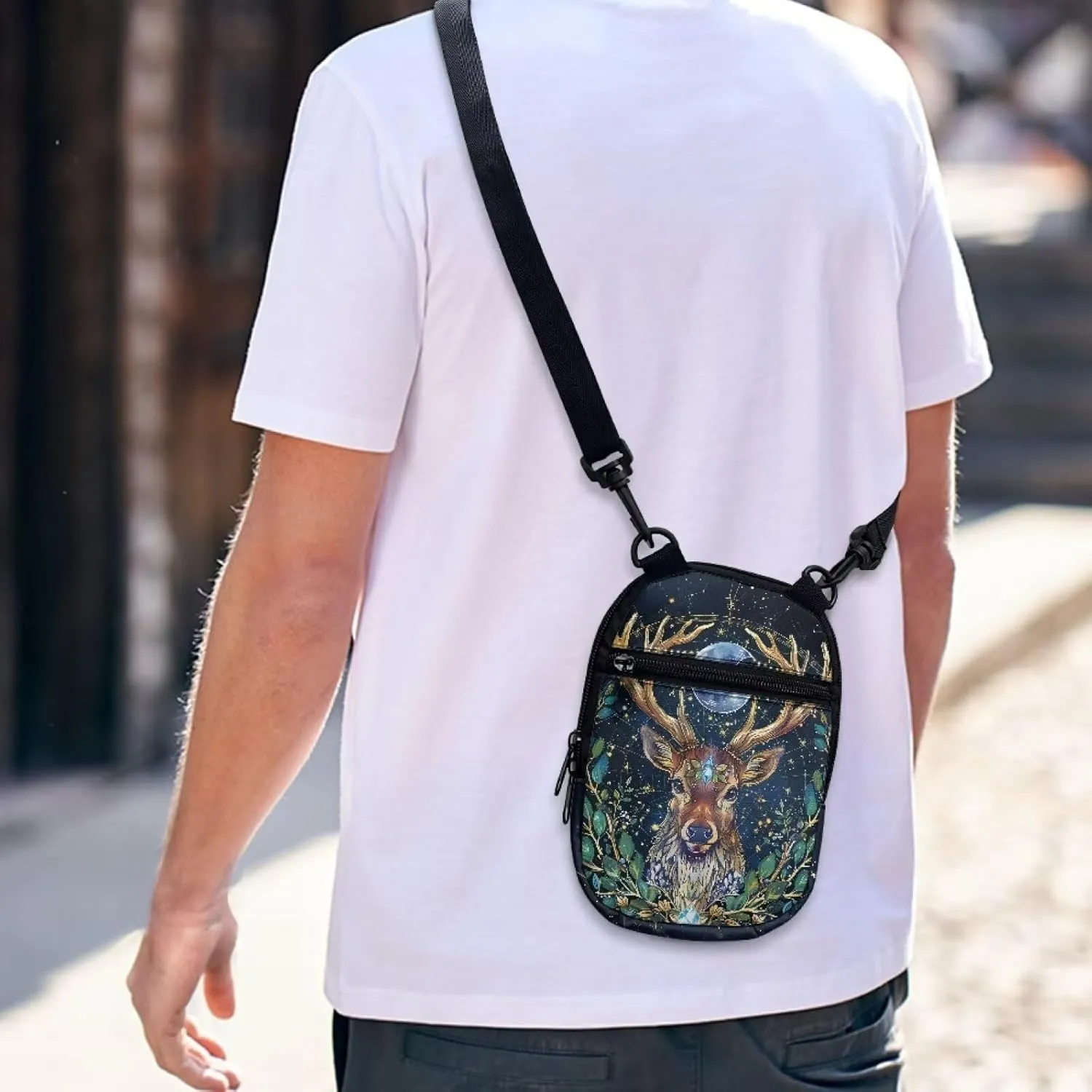 Suobstales Women Messenger Bag Mini Cross-Body Cell Phone Purse Shoulder Strap Wallet Pouch Bag Girls Crossbody Bag