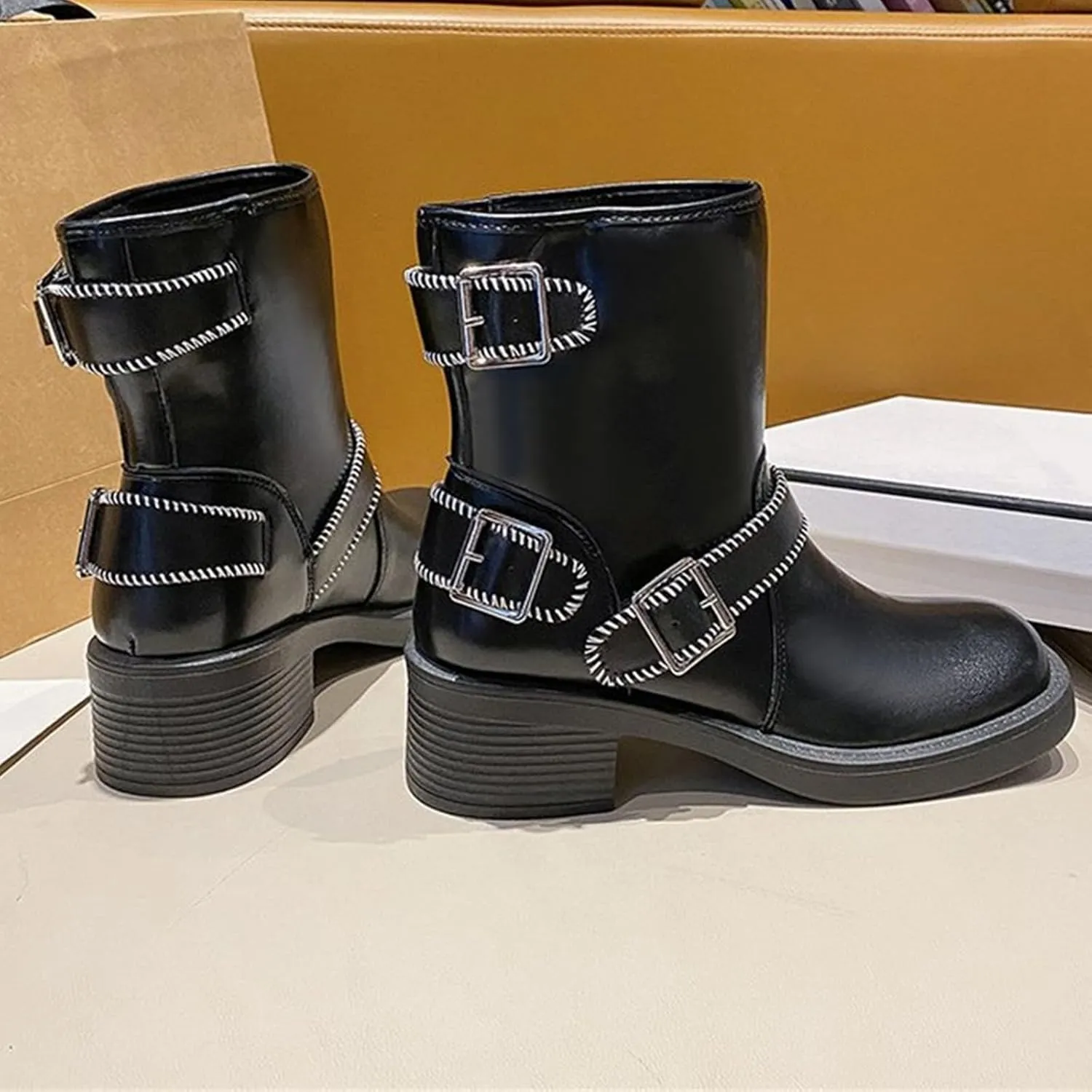 Tan Booties for Women Ladies Boots Heeled Ankle Boots for Women Womens Business Boots for Women Ankle Booties Extra Wide Width Walking Boot for Sprained Ankle Womens Small Left Foot