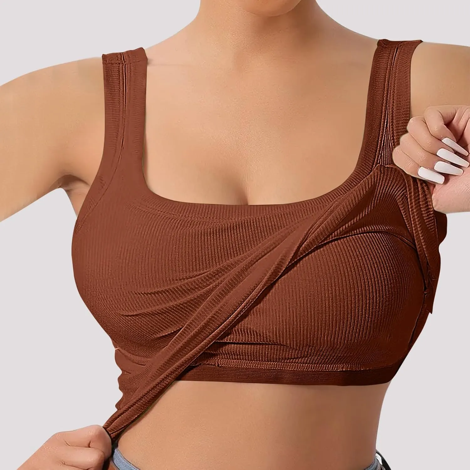Tank Tops with Built in Bras, Workout Tops Built in Bra, Crop Top with Built in Bra, Tube Top with Built in Bra