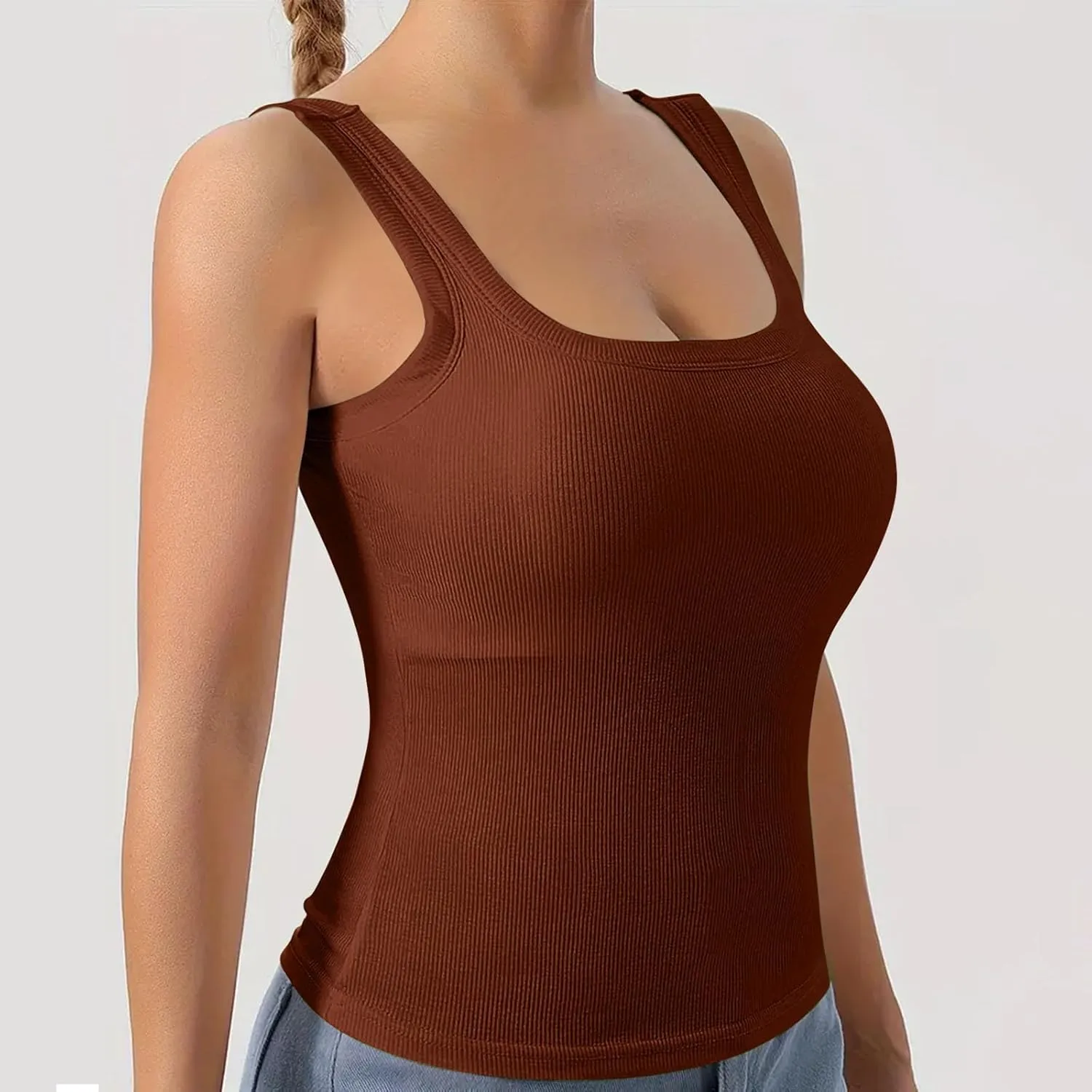 Tank Tops with Built in Bras, Workout Tops Built in Bra, Crop Top with Built in Bra, Tube Top with Built in Bra