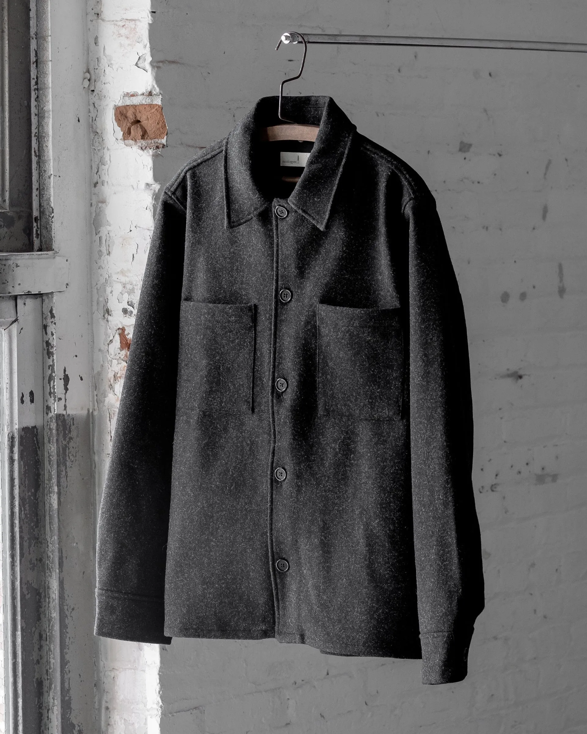 The Mens Wool Harbour Coat