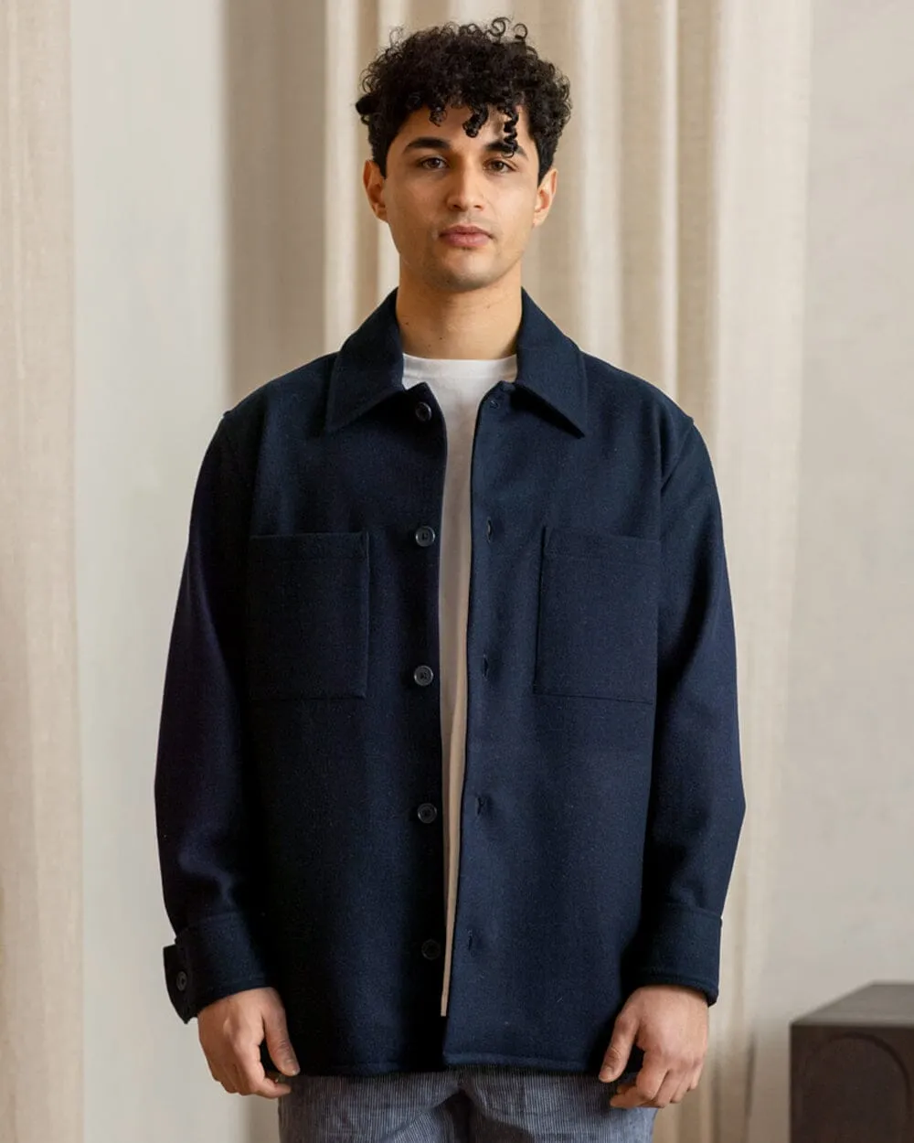 The Mens Wool Harbour Coat