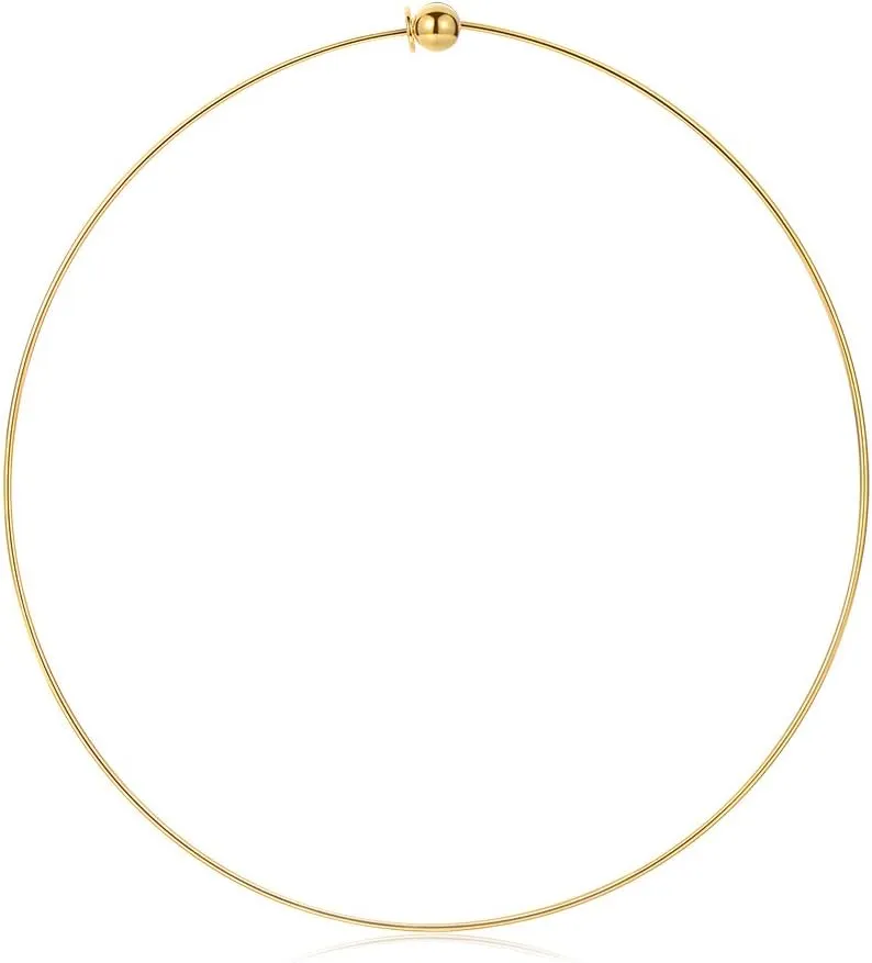 Thin Simple Choker Necklace Chic Flat Collar Choker Necklace For Women
