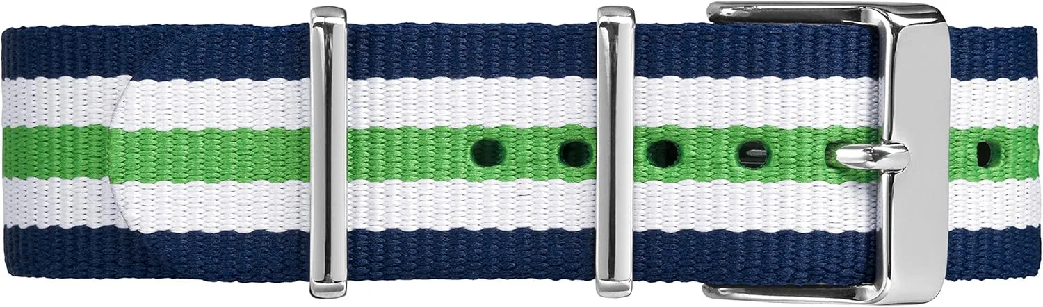 Timex Watch Bands TW7C06900GZ 20mm Double-Layered Nylon Strap Nylon Multi-Color Watch Strap