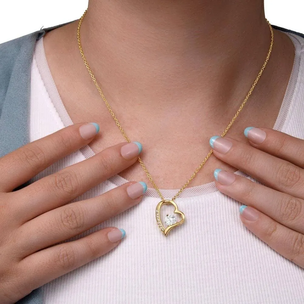 To My Daughter Necklace, Personalized Daughter Necklaces from Mom and Dad, Daughter Gifts from Mother or Father, Beautiful Necklaces for Women, Birthday Gift Idea for Women