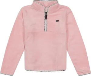 Tommy Hilfiger Fleece Pullover Sweatshirt Large Functional Front Pocket and Quarter Zip Girls'
