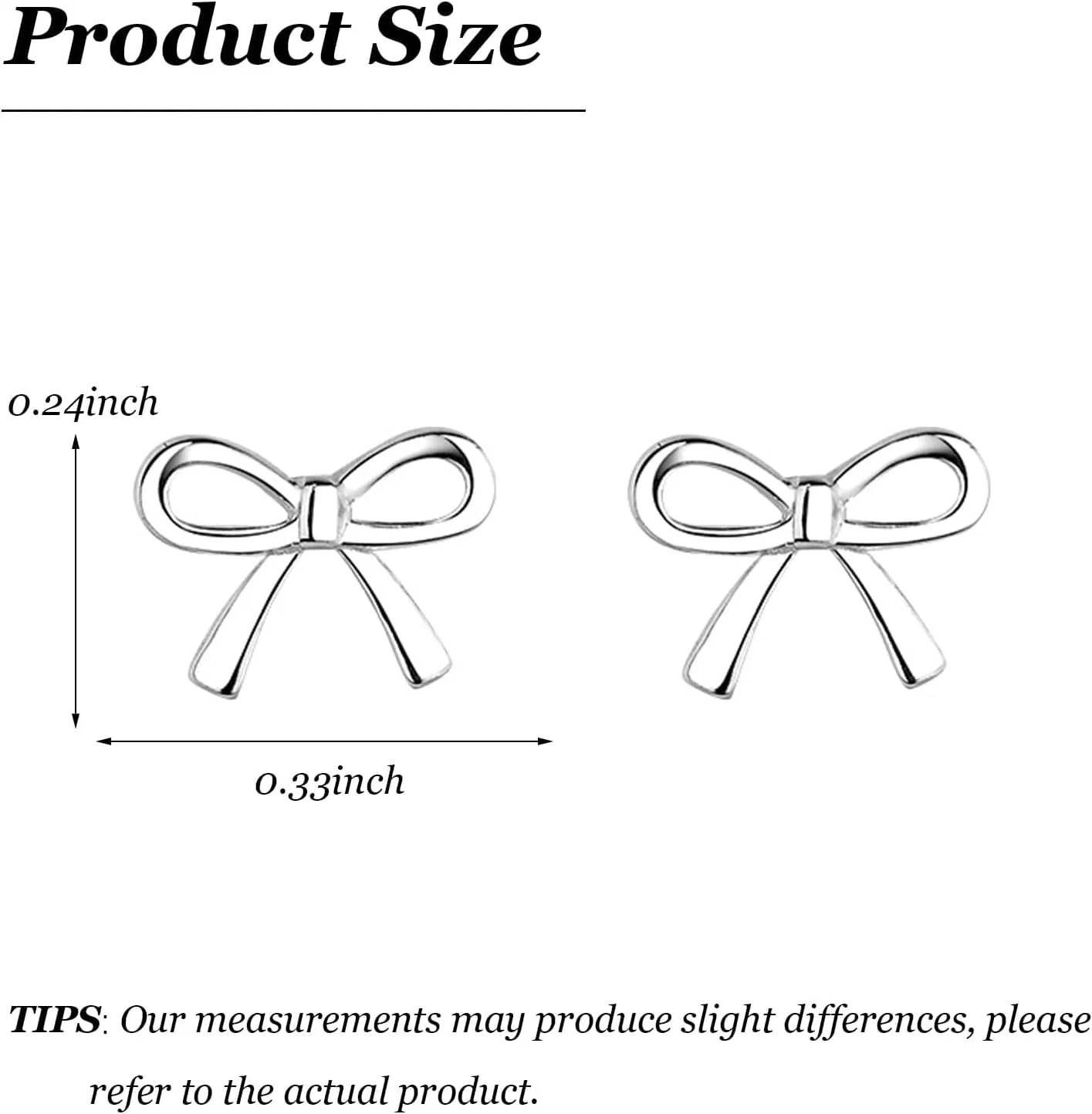 Trendy Small Ribbon Stud Earrings - Dainty Bow Tie Earrings for Women - Jewelry Gift