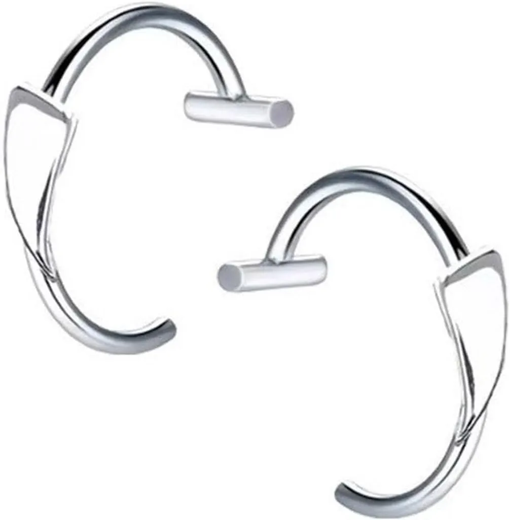 Vampires Fang Lip Rings Not Piercing Jewelry Stainless Steel Clip on Jewelry Exaggerated Jewelry for Parties and Cosplay