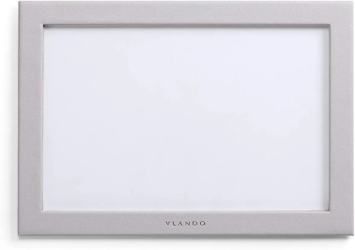 Vlando Stackable Jewelry Tray - Multipurpose Jewelry Accessories Display Storage and Organizer for Earring Necklace Bracelet Ring (Grey, Large - 4-Layer w/Clear Lid)
