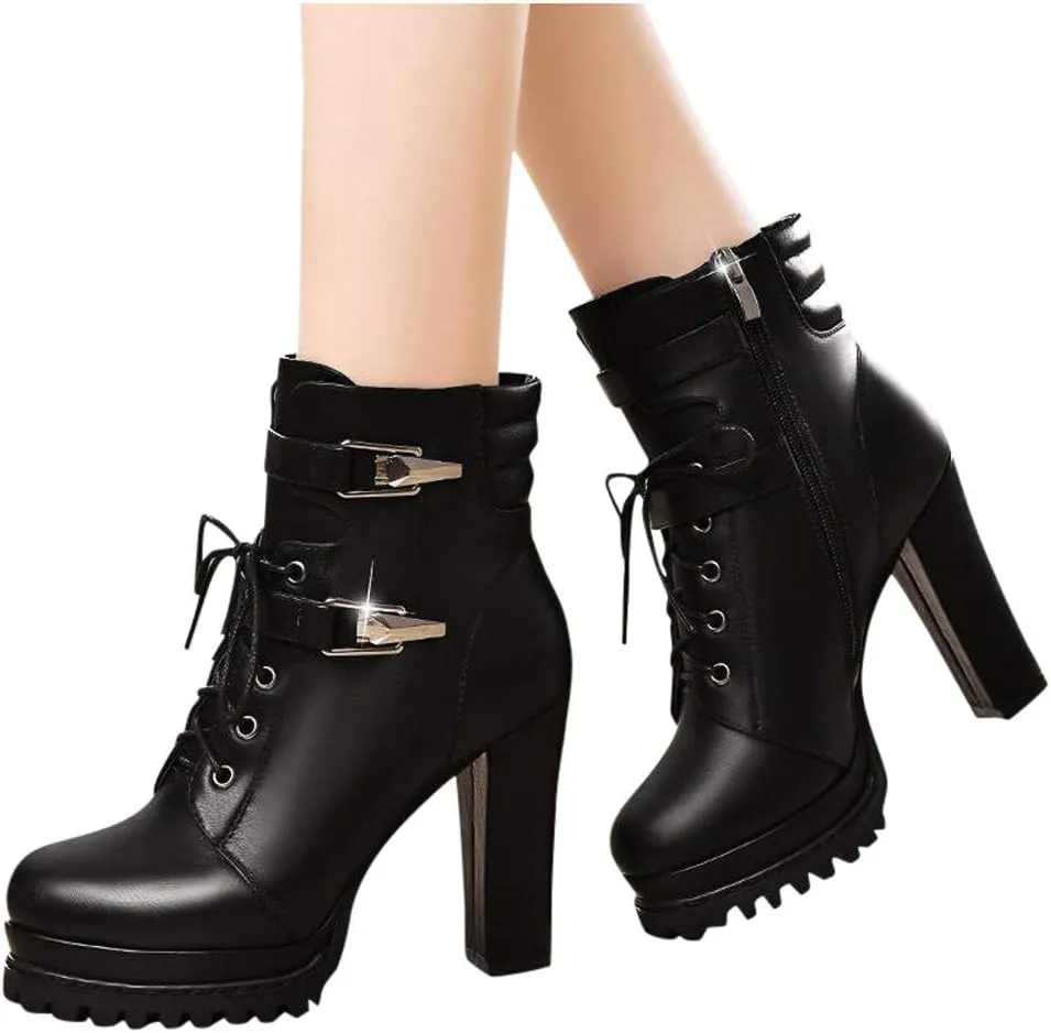 Women Ankle Boots Flat Booties for Women Arch Support Boots for Women Non Slip Boots for Women Womens Ankle Boots Flat Low Heel Booties White Ankle Cowgirl Boots for Women