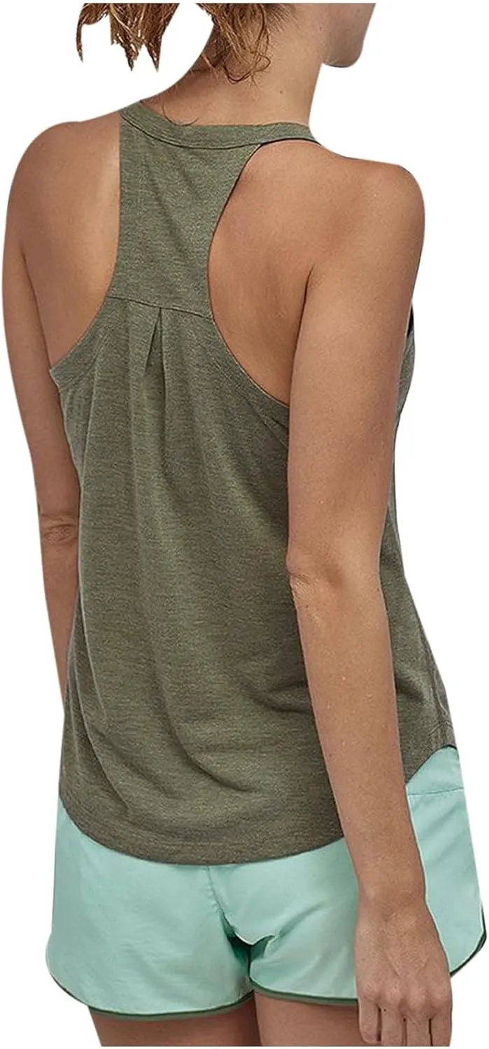 Women Workout Athletic Yoga Shirts Loose Fit Racerback Tank Tops Sleeveless Sports Tennis Shirt Round Neck Summer Top