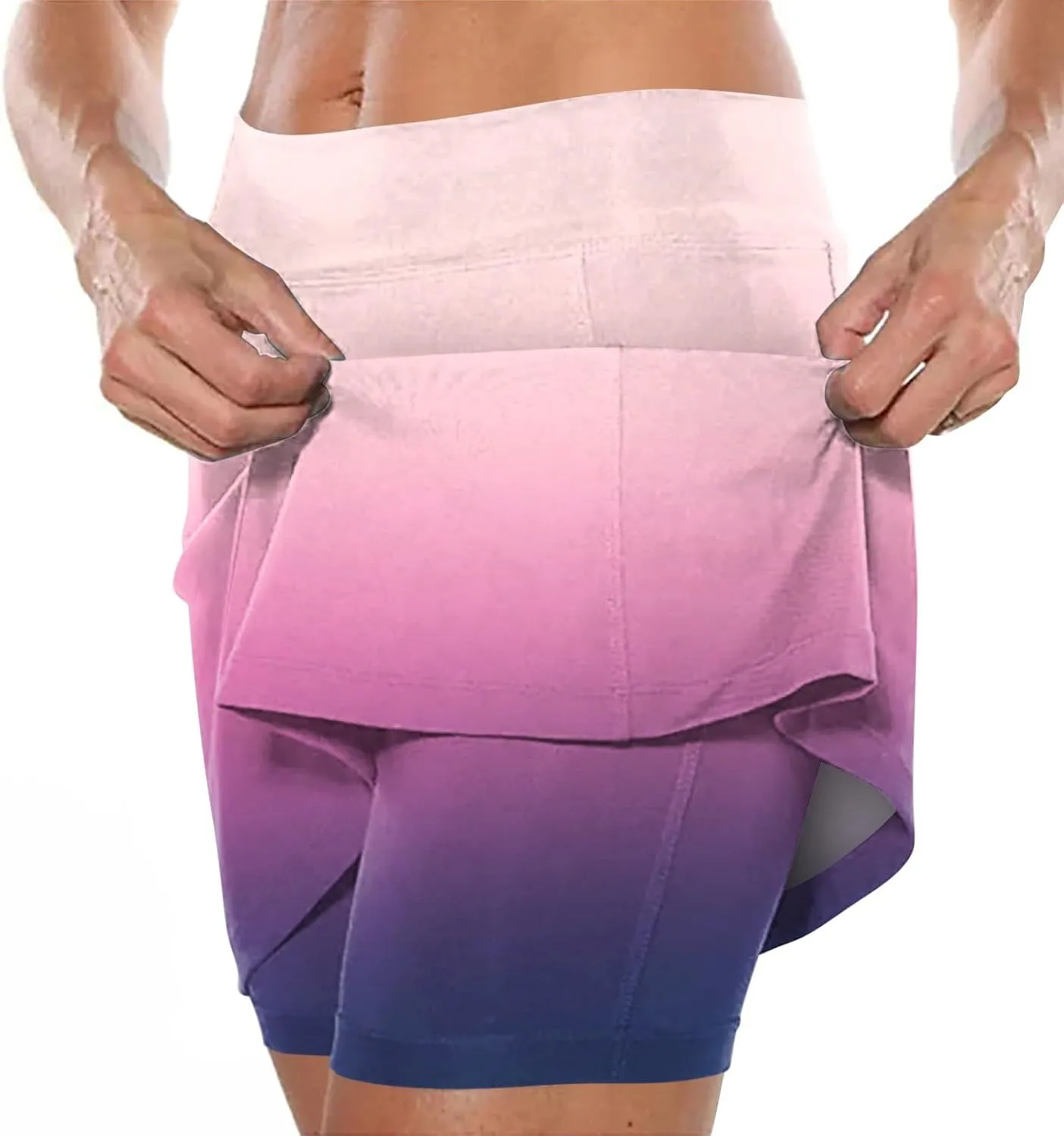 Women's Active Skorts with Soft Lightweight Pockets Plus Size Running Tennis Skirt Golf Available in Plus Work Outfit