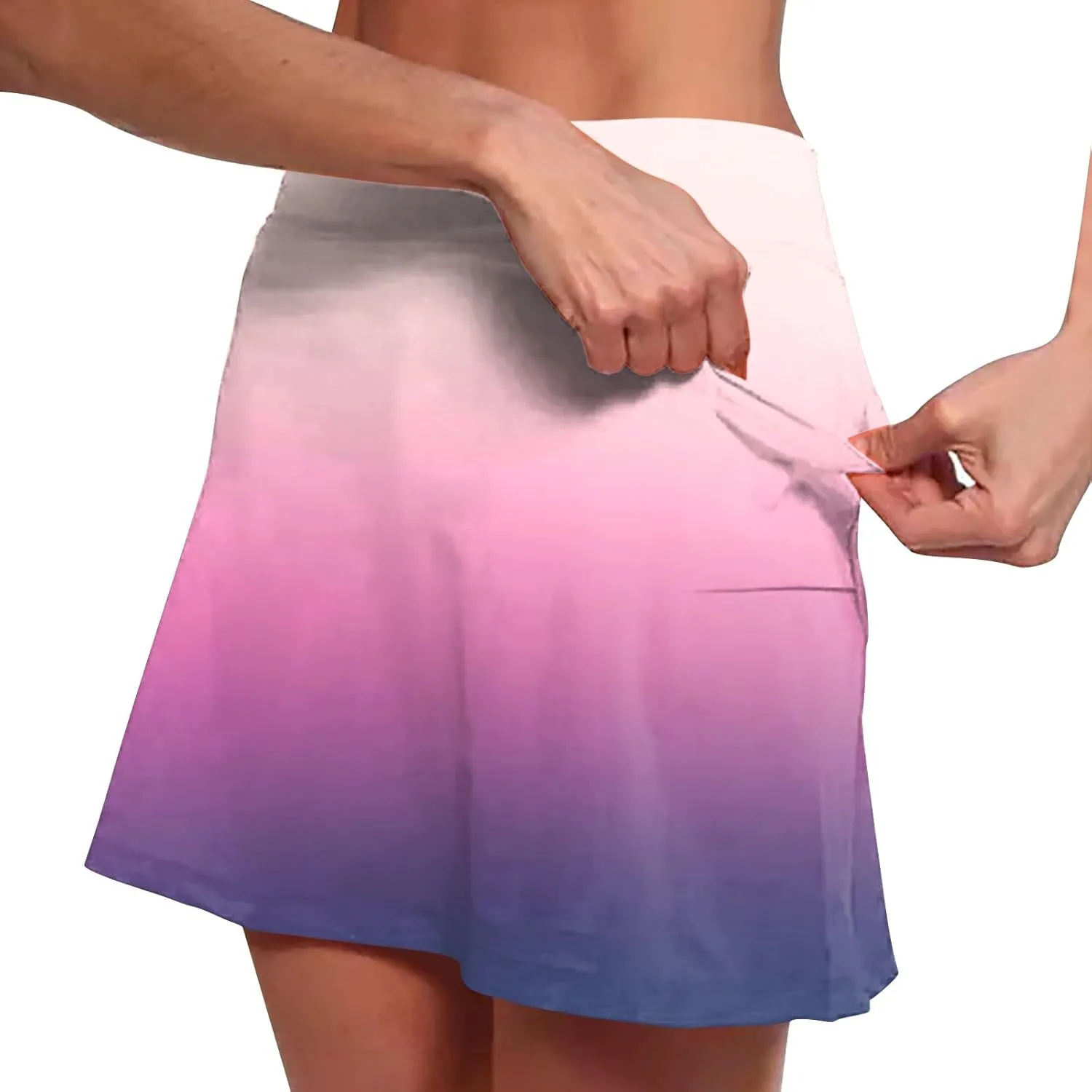 Women's Active Skorts with Soft Lightweight Pockets Plus Size Running Tennis Skirt Golf Available in Plus Work Outfit