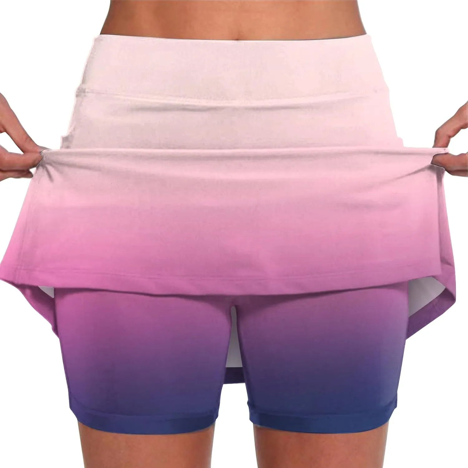 Women's Active Skorts with Soft Lightweight Pockets Plus Size Running Tennis Skirt Golf Available in Plus Work Outfit