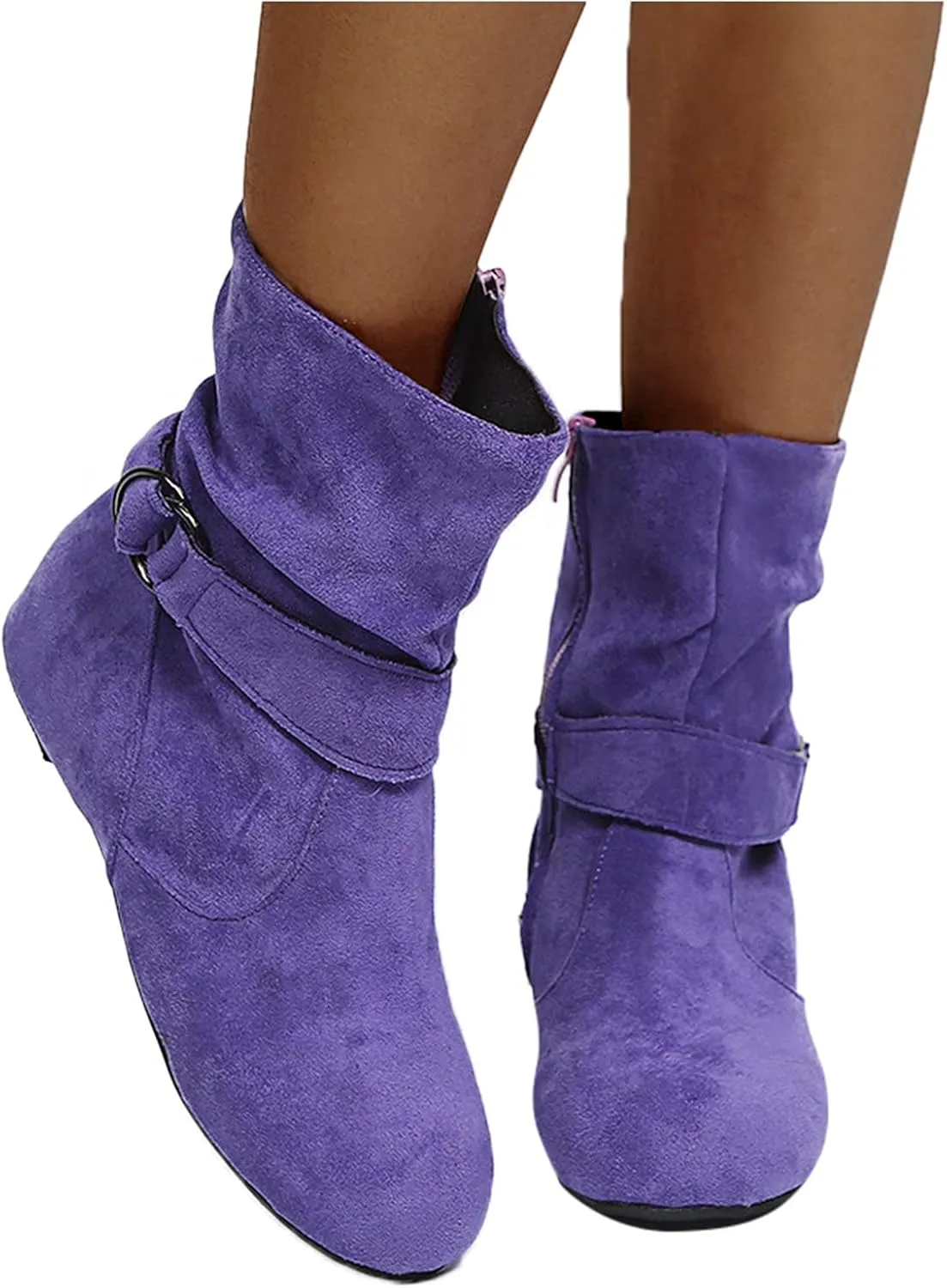 Womens Ankle Booties Botas Negras Block Heel Boots White Boots Low Heel Ankle Boots for Women Low Heel Wide Width Flat Light Gray Booties Women Ankle Boots