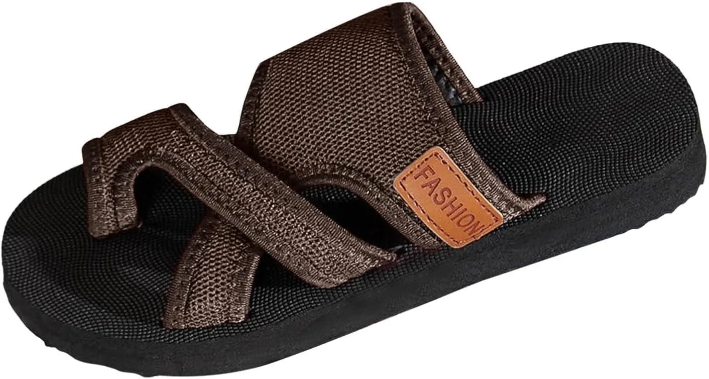 Women's Comfy Orthopedic Sandals Breathable Mesh Flip Flops Non-Slip Sole Arch Support Beach Walking Flat Sandals