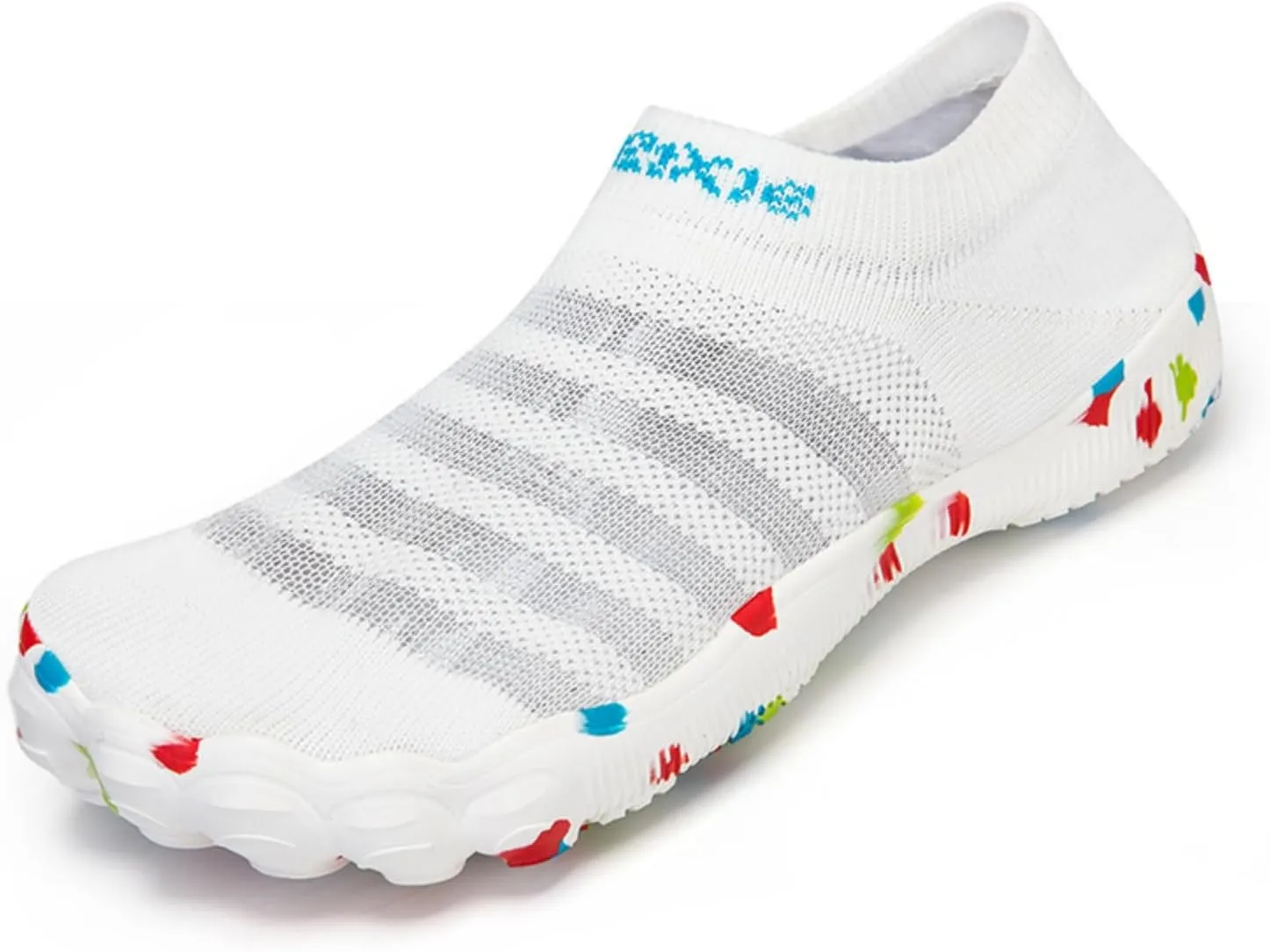 Womens Mens Shoes Athletic Sneakers Barefoot Aqua Shoes for Beach Swimming Hiking Boating Sailing Comfy Casual Non Slip Walking Flats Lightweight Breathable Slip on Sneakers