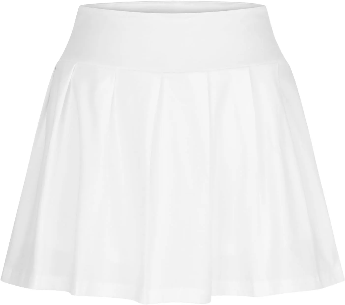 Womens Pleated Athletic Tennis Skorts High Waist Tummy Control Skirts Plus Size Skirts Built-in Shorts Golf Shorts