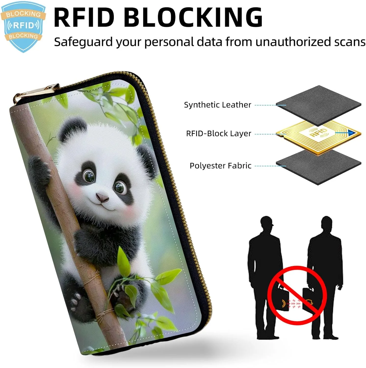 Wrist Wallets for Women, Lightweight RFID Blocking Multi-Functional Secure Wrist Purse for Travel, Daily Use