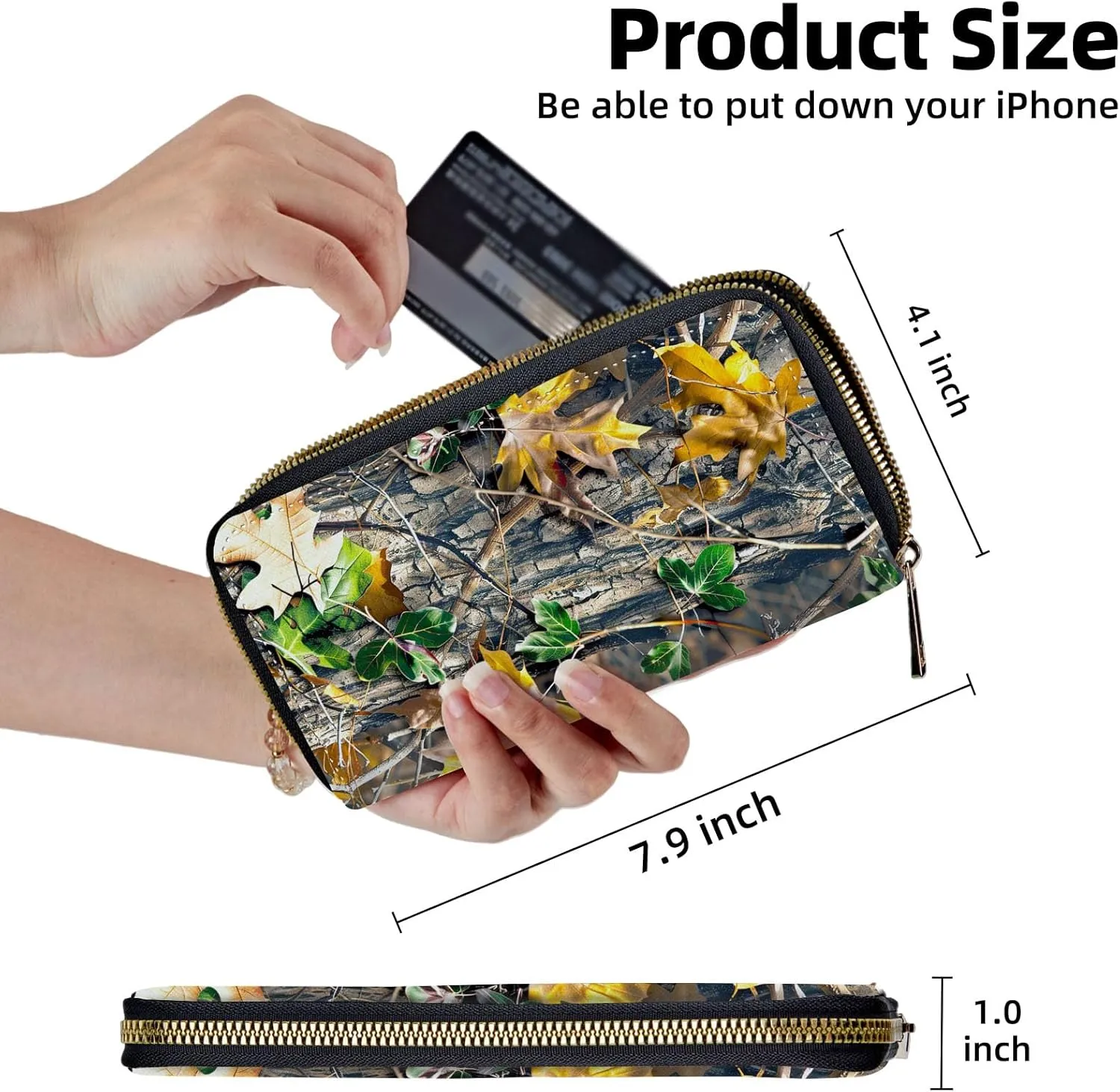 Wrist Wallets for Women, Lightweight RFID Blocking Multi-Functional Secure Wrist Purse for Travel, Daily Use