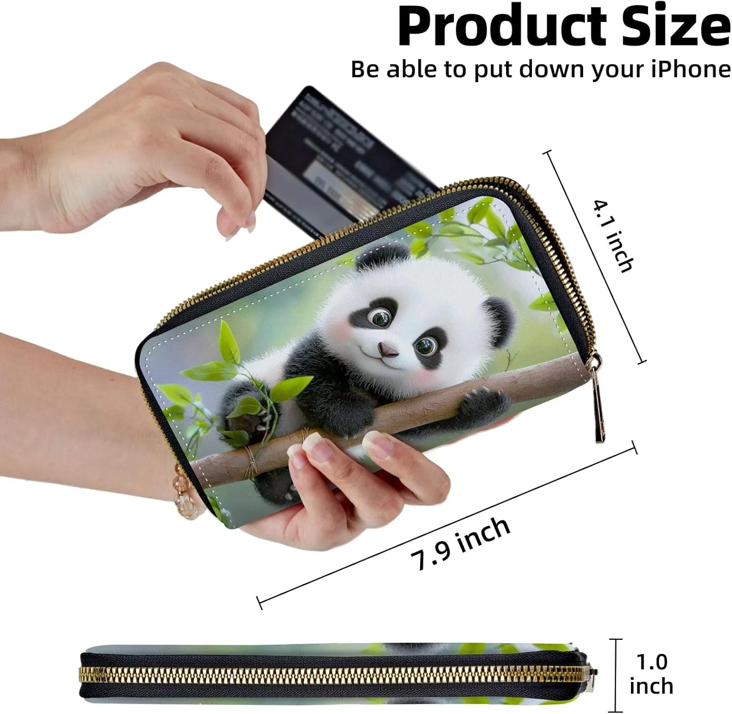 Wrist Wallets for Women, Lightweight RFID Blocking Multi-Functional Secure Wrist Purse for Travel, Daily Use