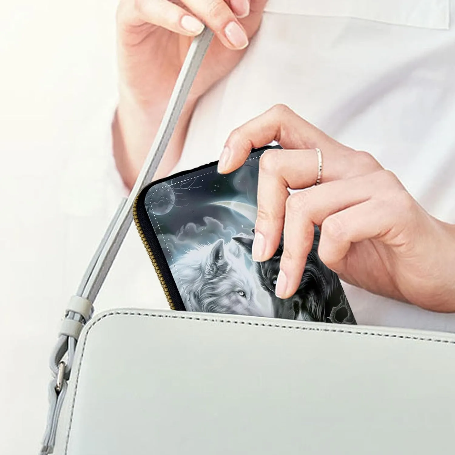 Wrist Wallets for Women, Lightweight RFID Blocking Multi-Functional Secure Wrist Purse for Travel, Daily Use