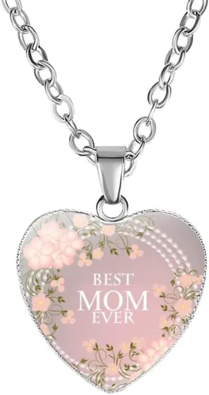 Xiyantiji Mother's Day Gifts Heart Necklace for Mom Mother Birthday Christmas Thank You Gift, Mothers Day Chain Necklaces for Women - Best Mon Ever pendant necklace from Daughter Son